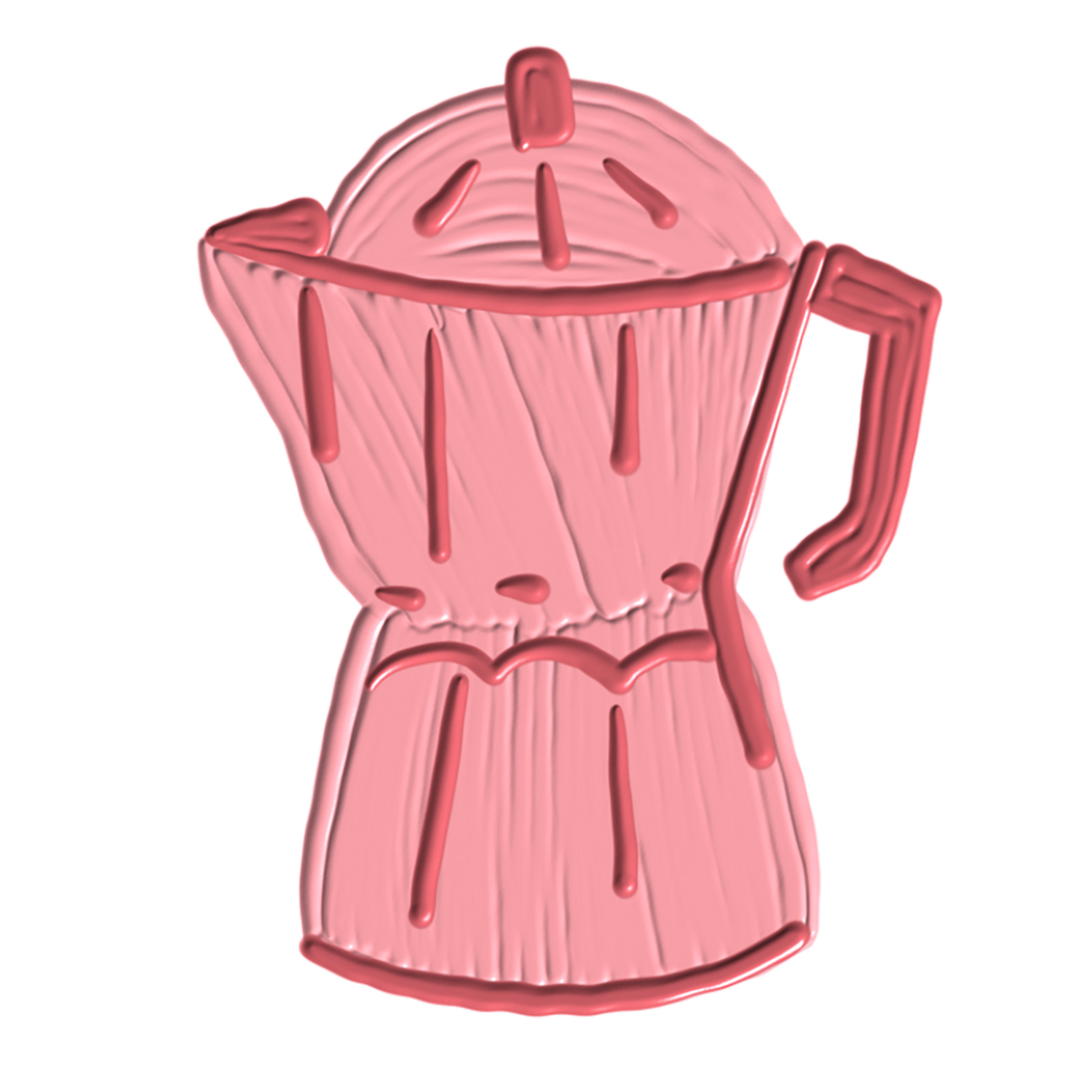 café pot peint png