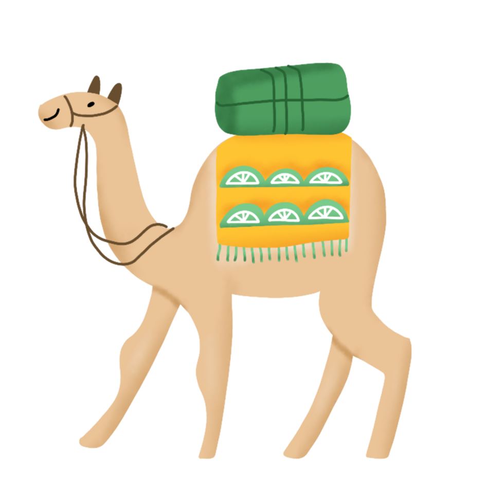hand drawn eid mubarak element png