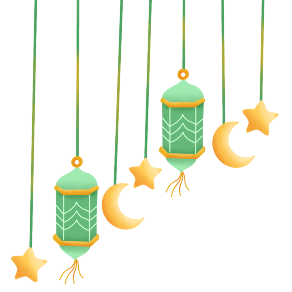 hand drawn eid mubarak element png