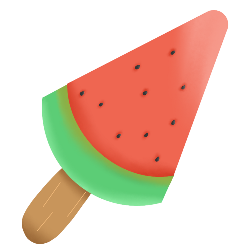 hand drawn summer element png