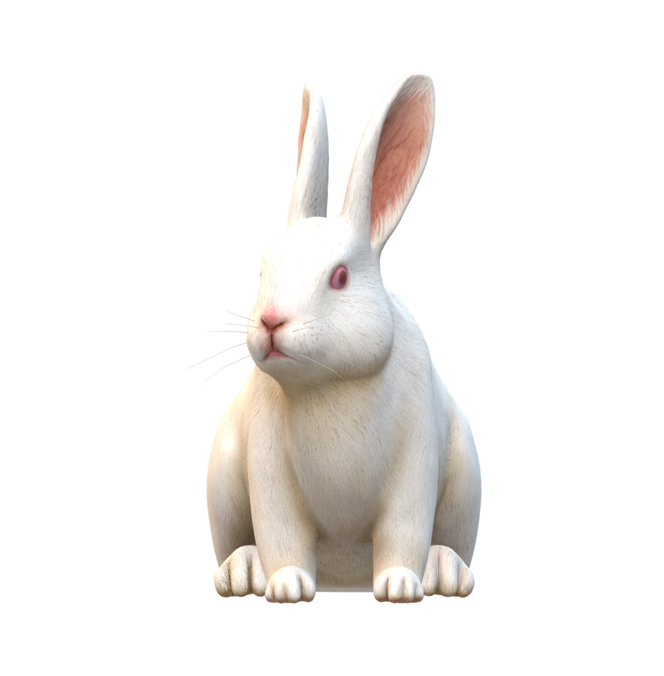 Rabbit isolated on a Transparent Background png
