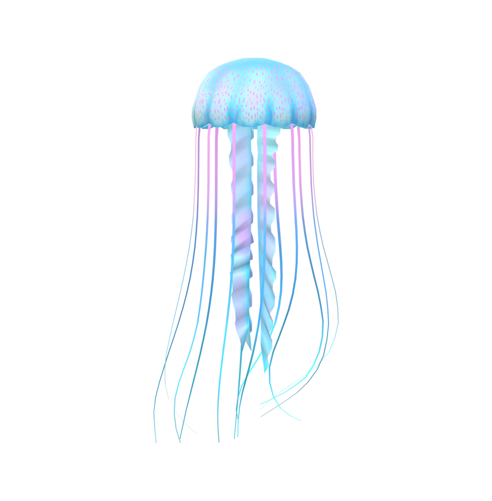 Jelly Fish isolated on a Transparent Background png