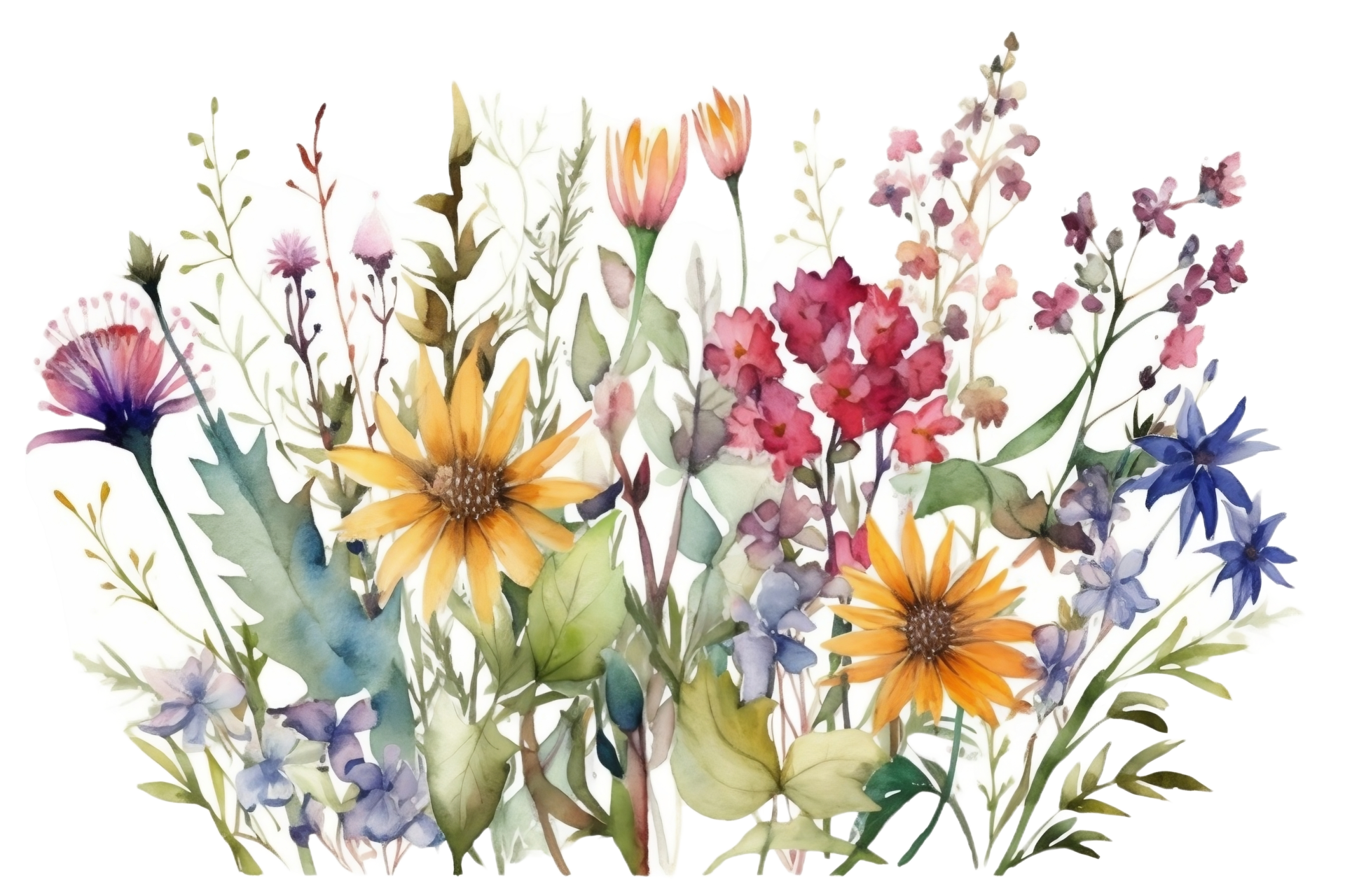 Watercolor Wildflowers Images – Browse 138,217 Stock Photos, Vectors, and  Video