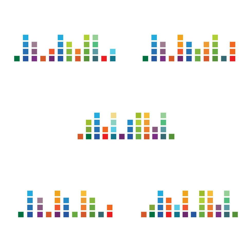 Sound waves vector illustration