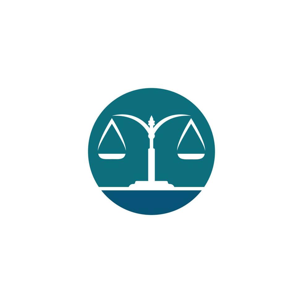 justice law Logo Template vector