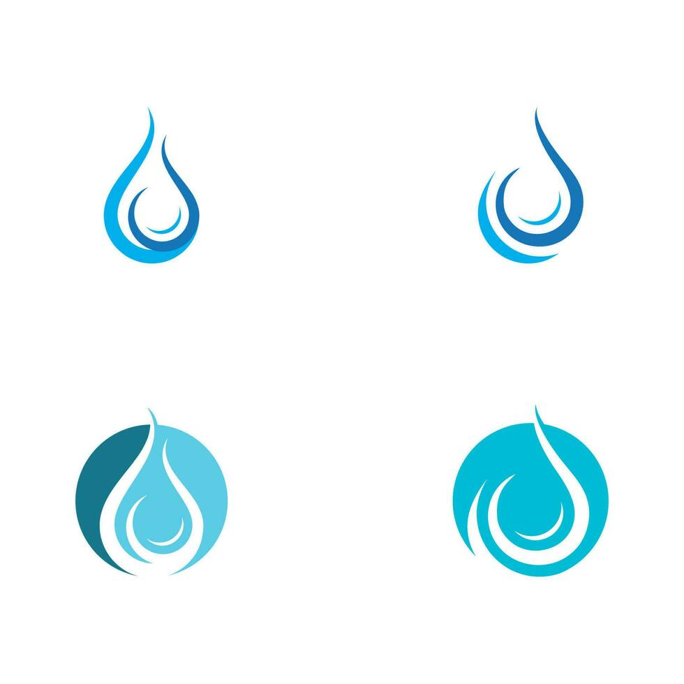 water drop Logo Template vector