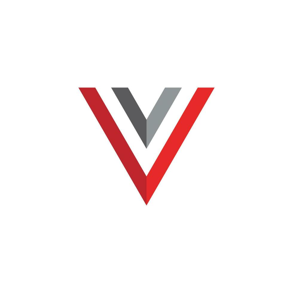 V Letter Logo Template vector