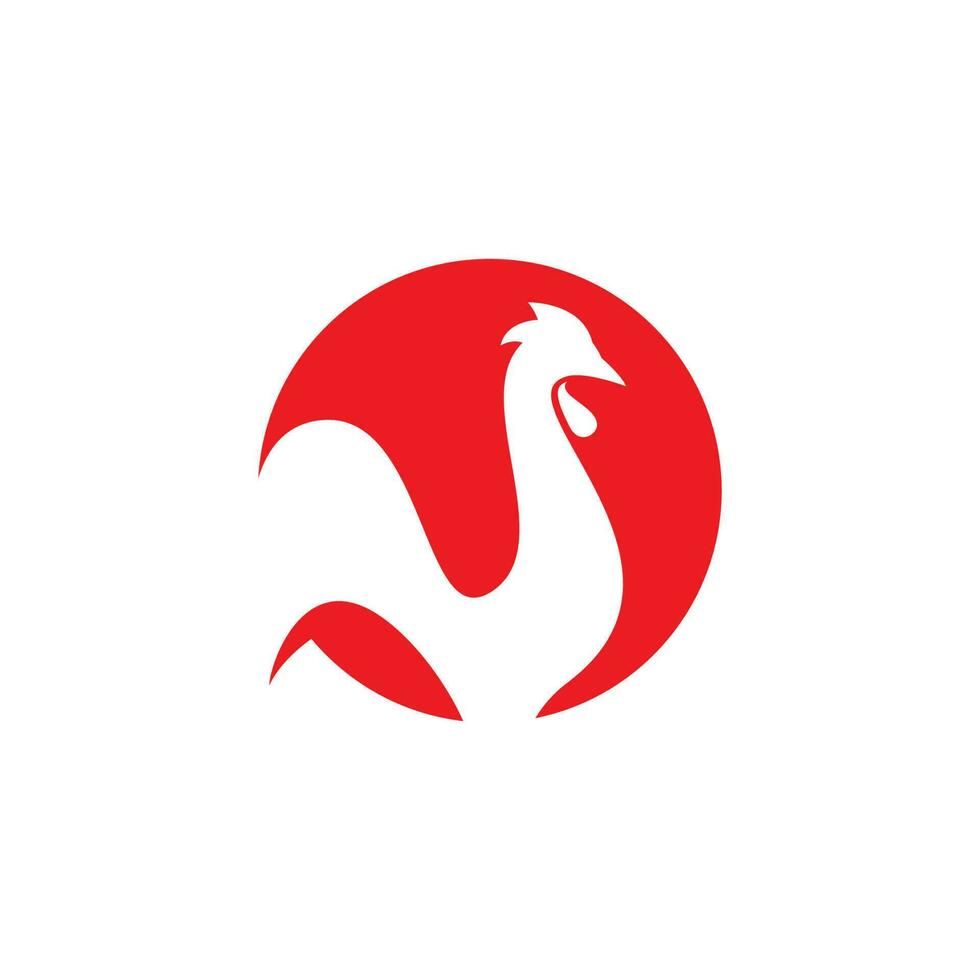 Rooster Logo Template vector