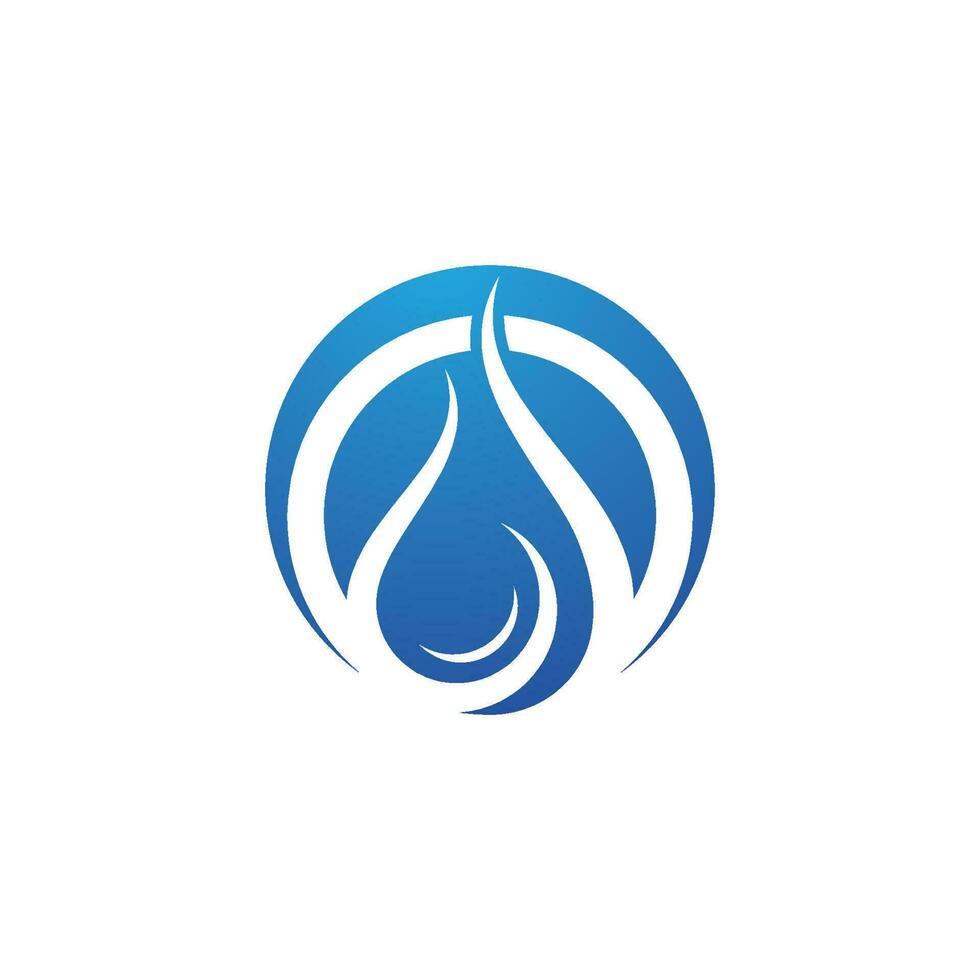 plantilla de logotipo de gota de agua vector
