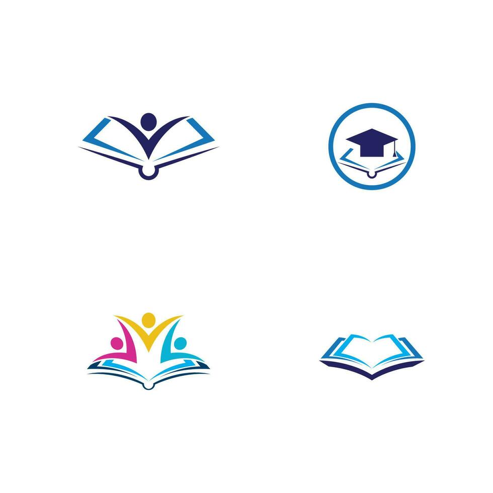 vector de plantilla de logotipo de educación