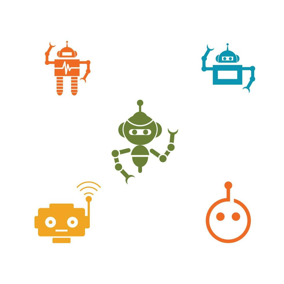 Robot icon vector