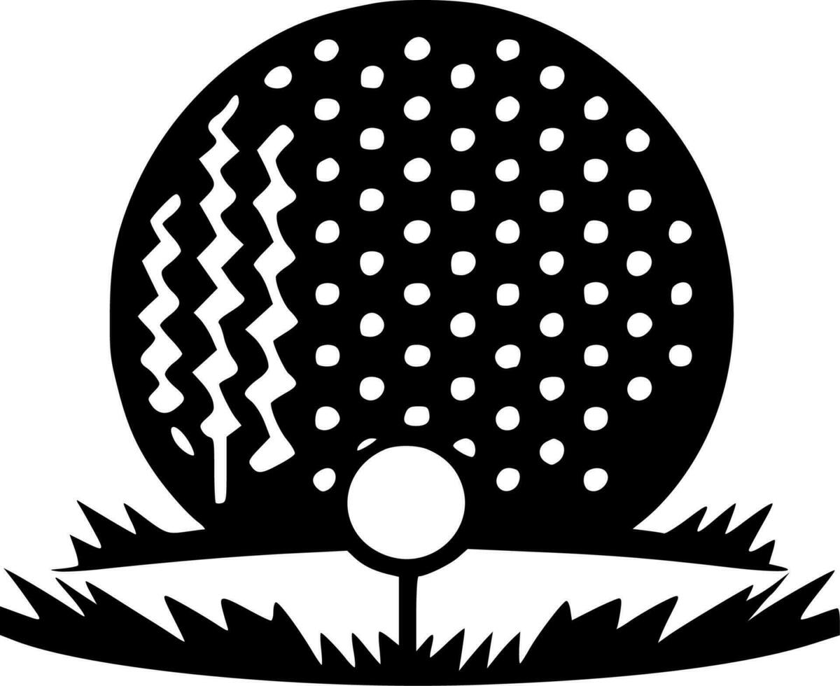 Golf, Minimalist and Simple Silhouette - Vector illustration