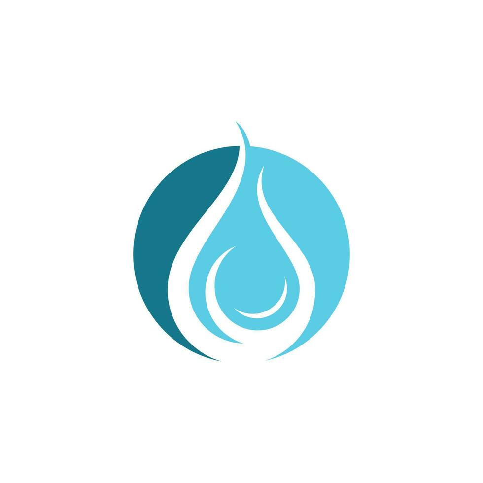 plantilla de logotipo de gota de agua vector