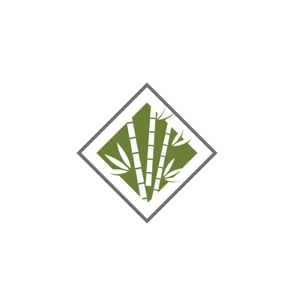 Bamboo Logo Template vector icon