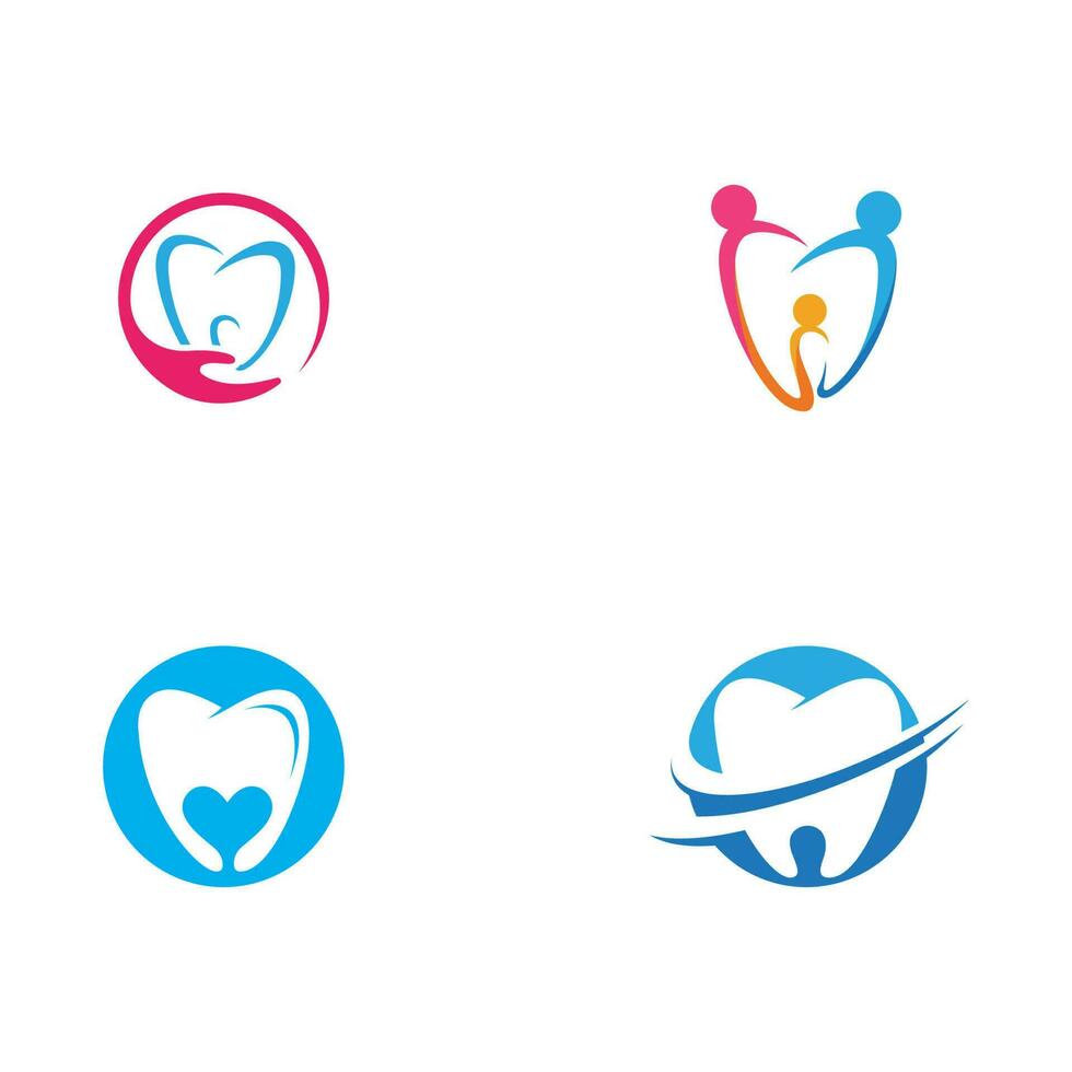 Dental logo Template vector illustration