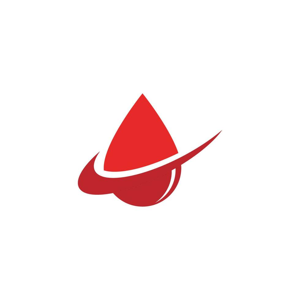 Blood drop donor vector icon