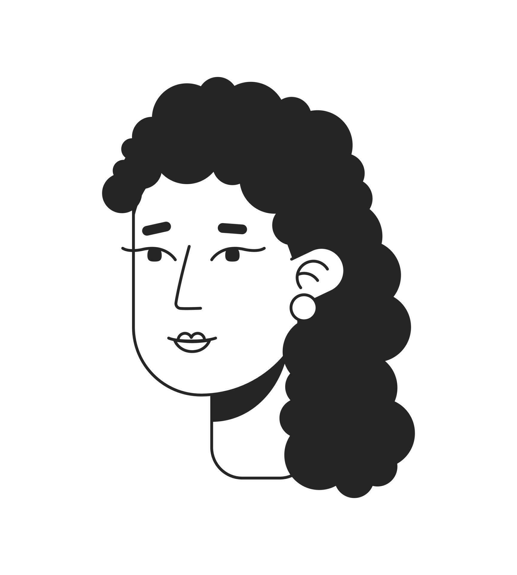 Lady Head Clip Art