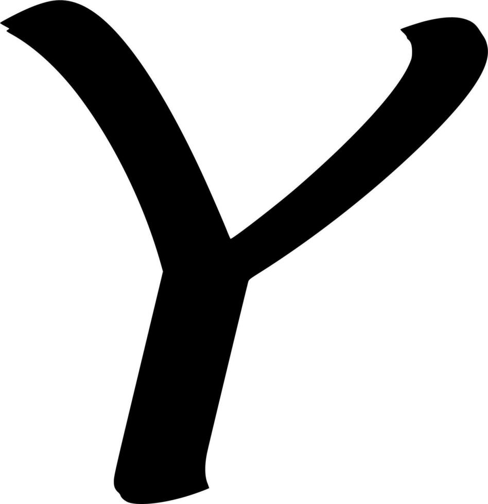 Vector silhouette of  letters abc on white background