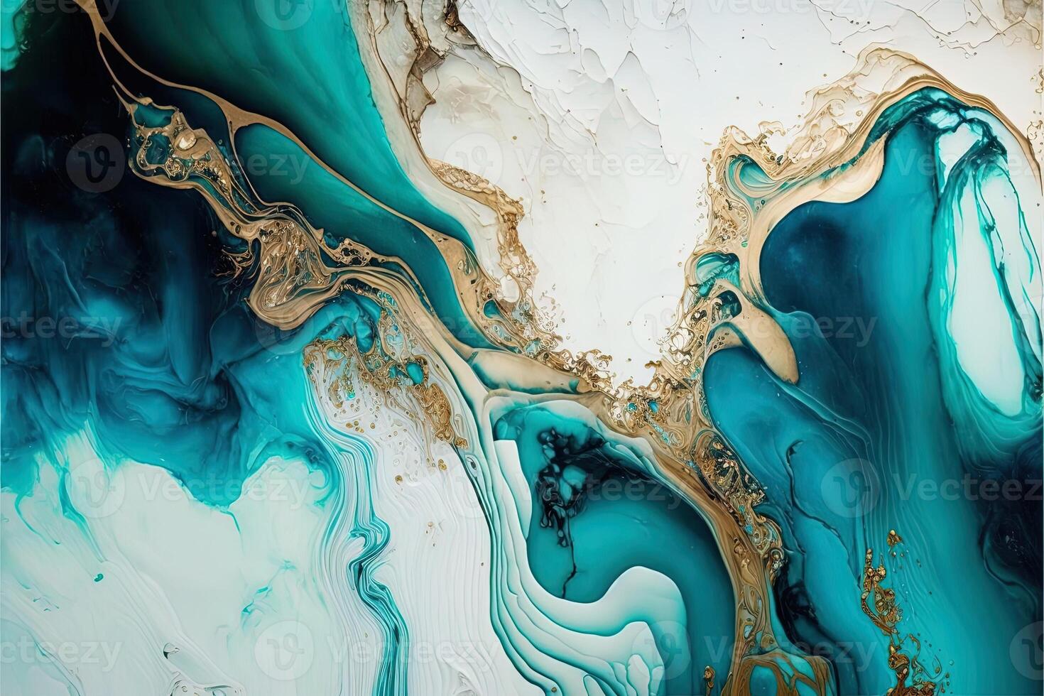 Marble ink abstract art from exquisite original painting for abstract background, colorful. Painting was painted on high quality paper texture to create smooth background photo