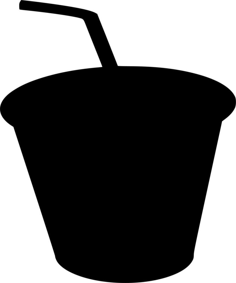 Vector silhouette of juice fruit on white background