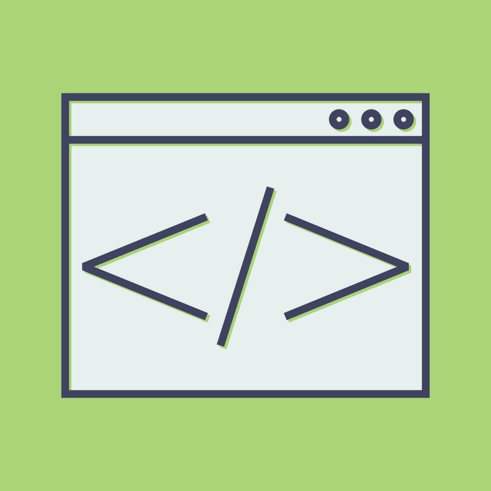 Html Coding Vector Icon
