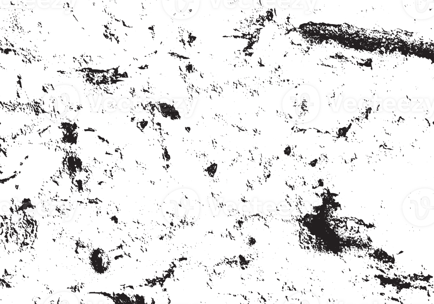 Rustic grunge texture with grain and stains. Abstract noise background. PNG graphic illustration with transparent background.