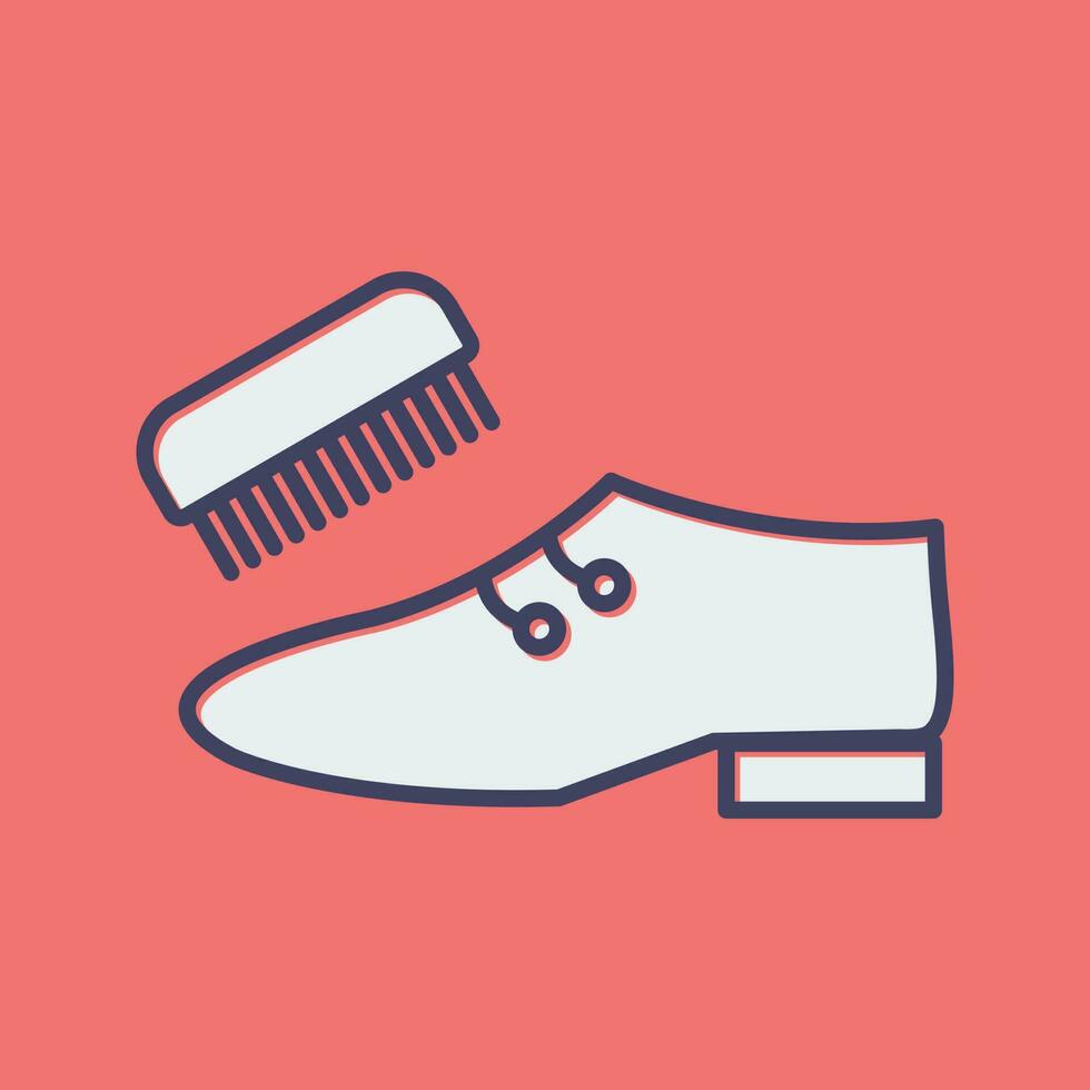 Shoe Polishing Vector Icon