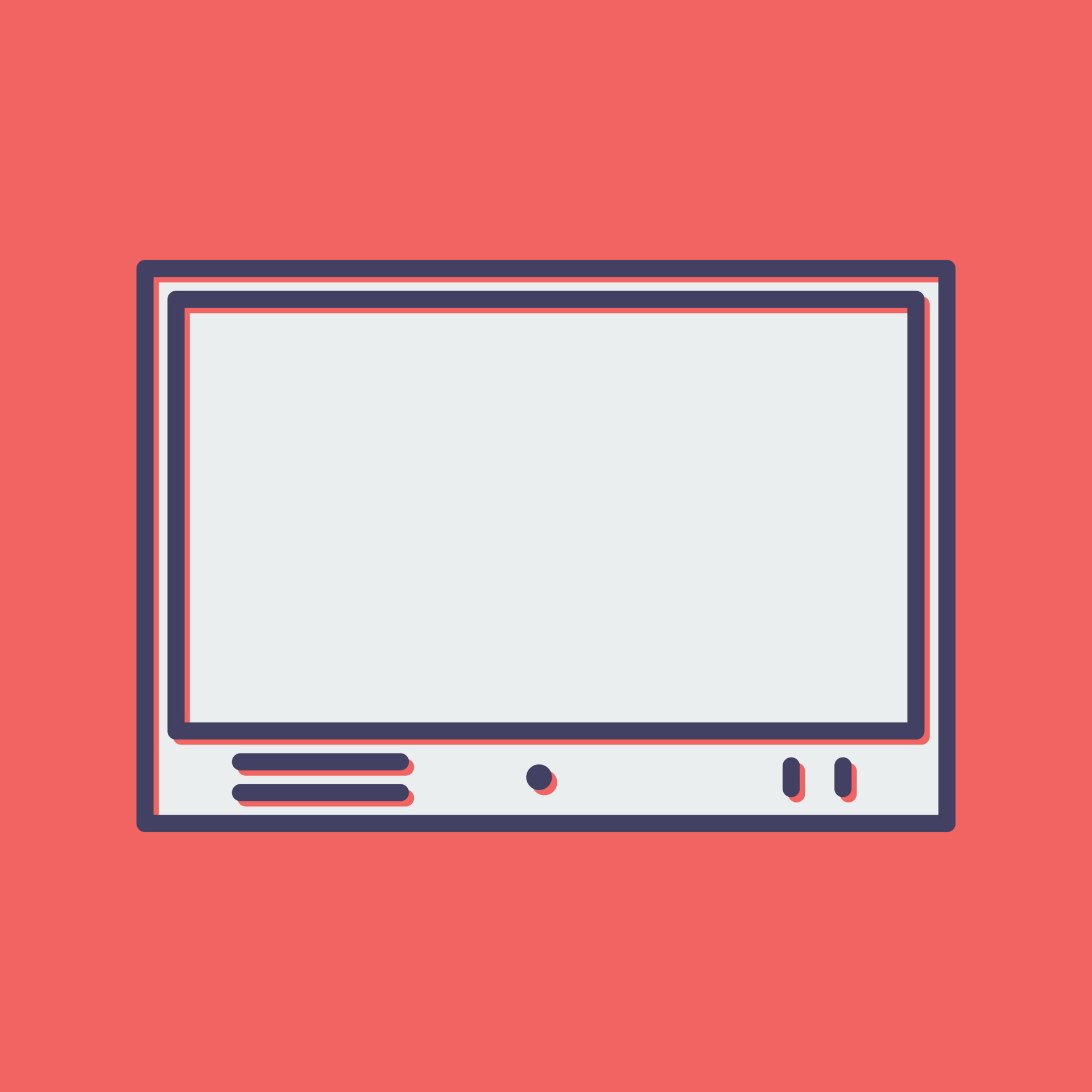 Television Set Vector Icon 23559169 Vector Art at Vecteezy