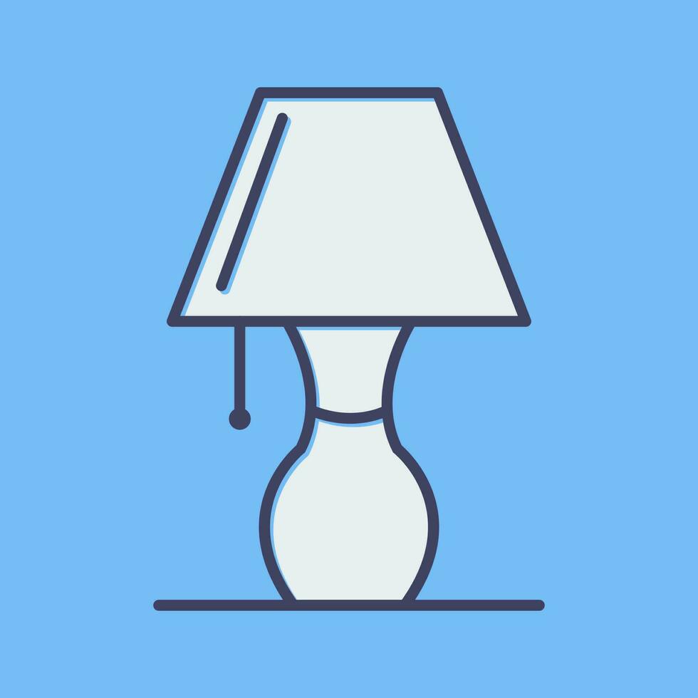 Table Lamp Vector Icon