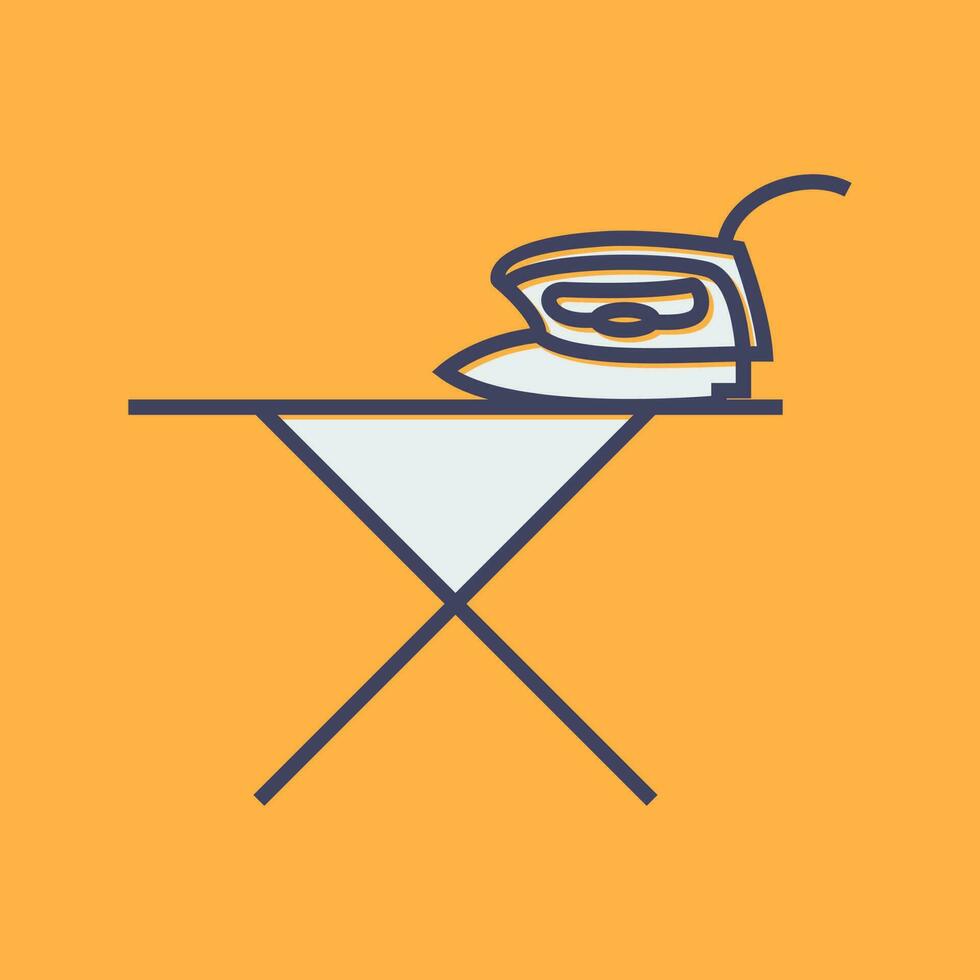 Iron Stand Vector Icon
