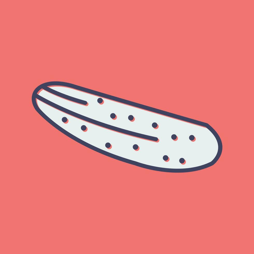 Cucumber Vector Icon