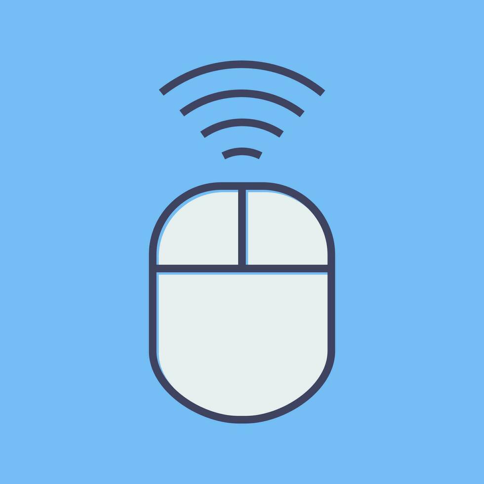 Wireless input device Vector Icon