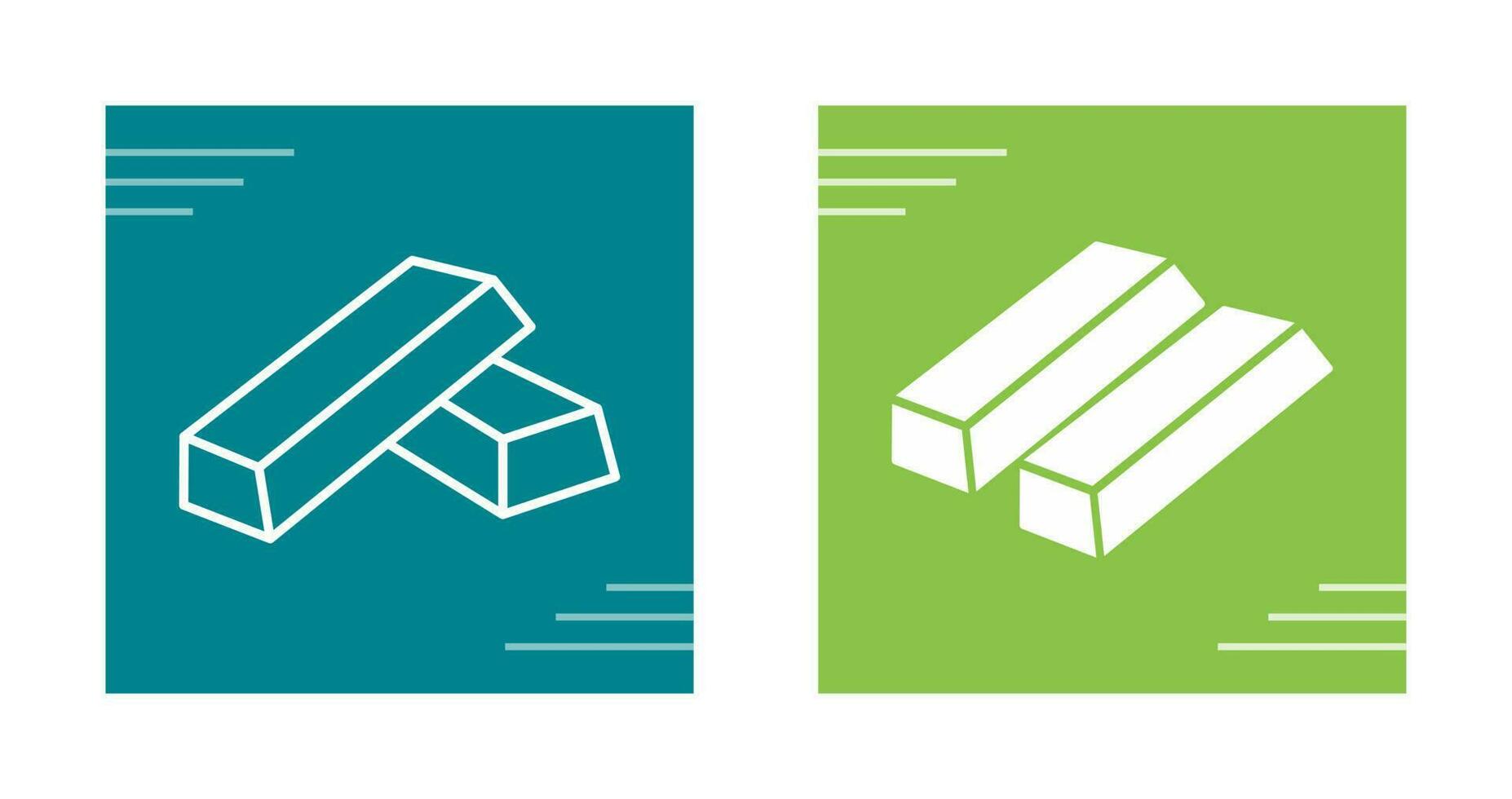 Gold Bars Vector Icon