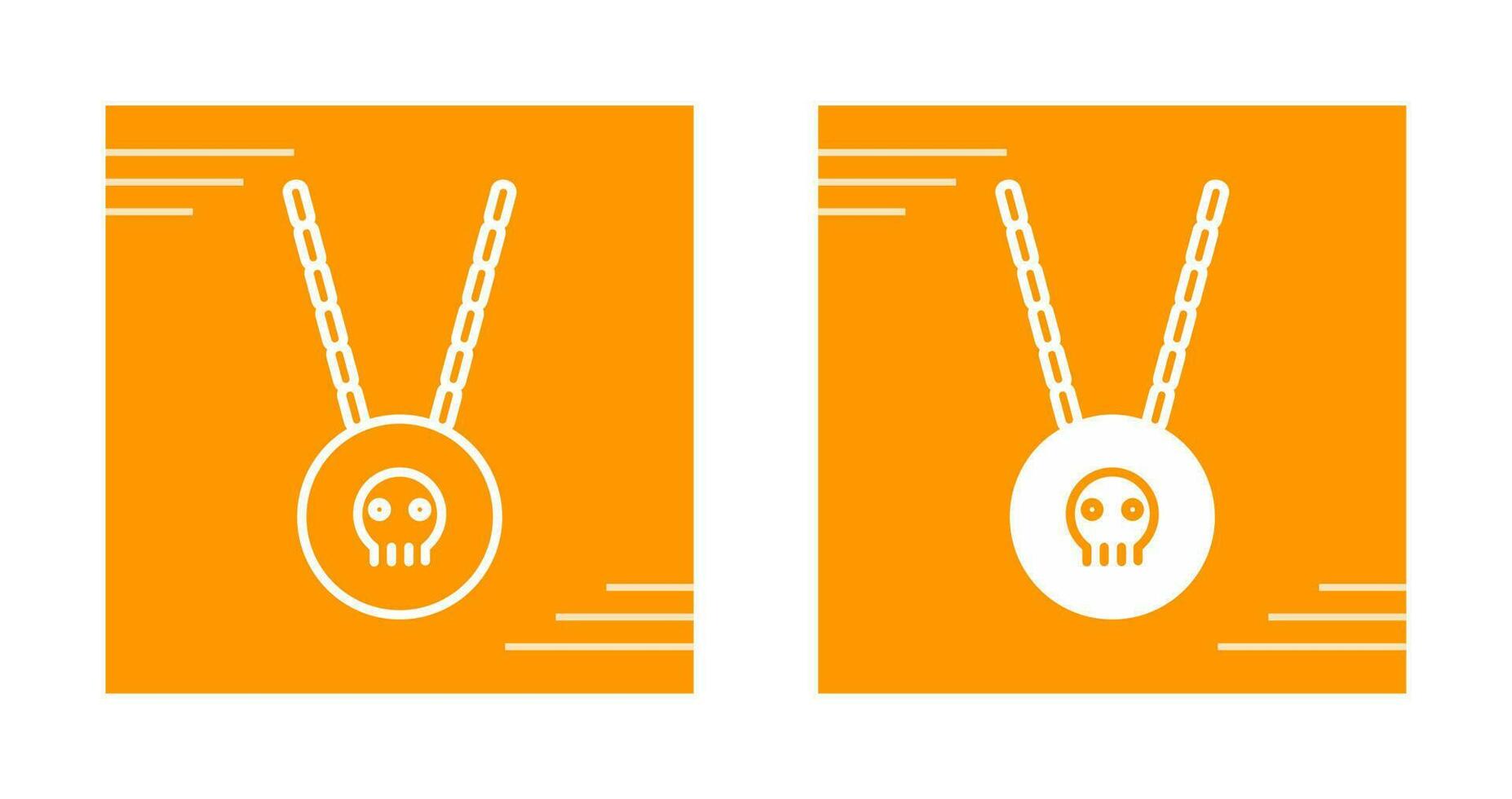 Pirate Necklace Vector Icon