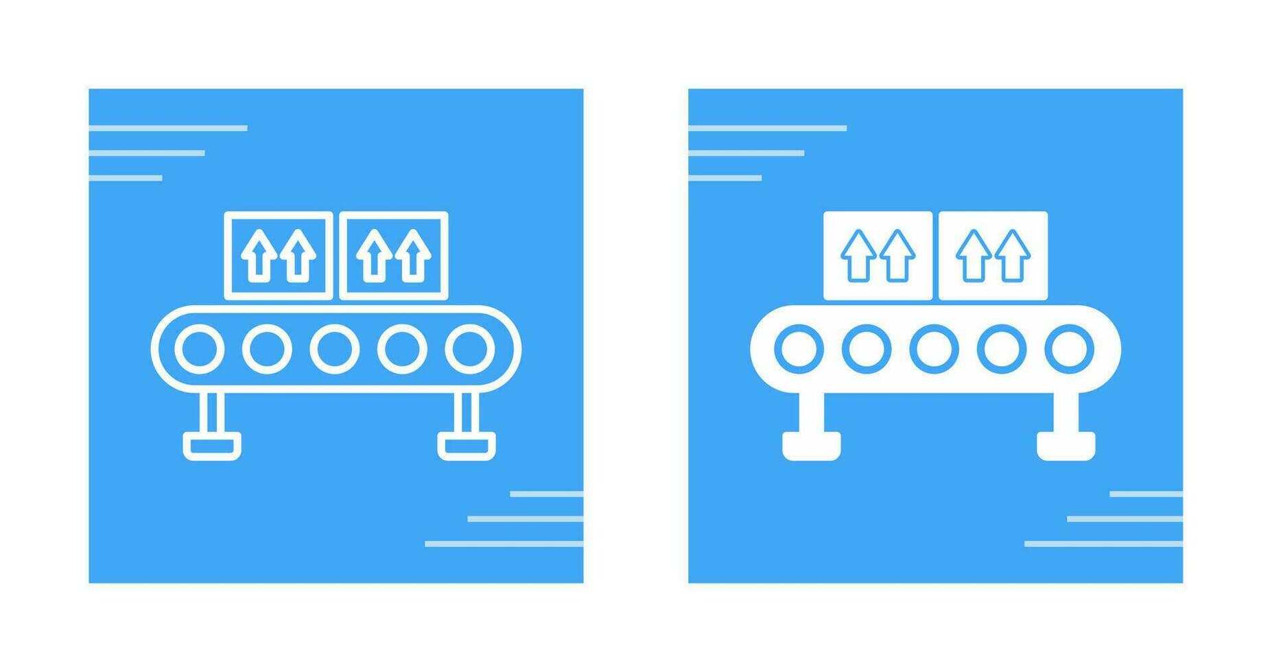 Assembly Line Vector Icon