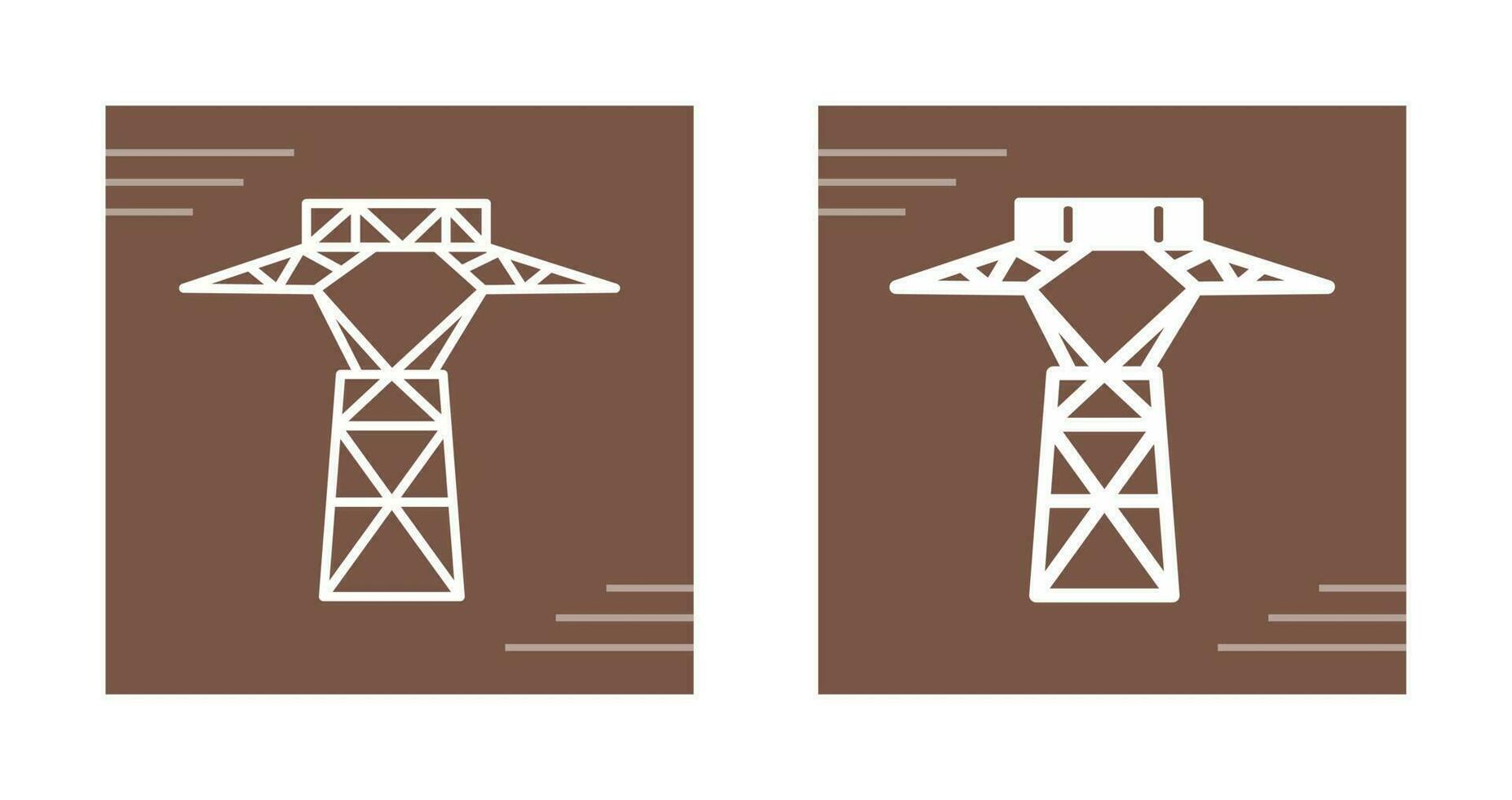 Power Line Vector Icon