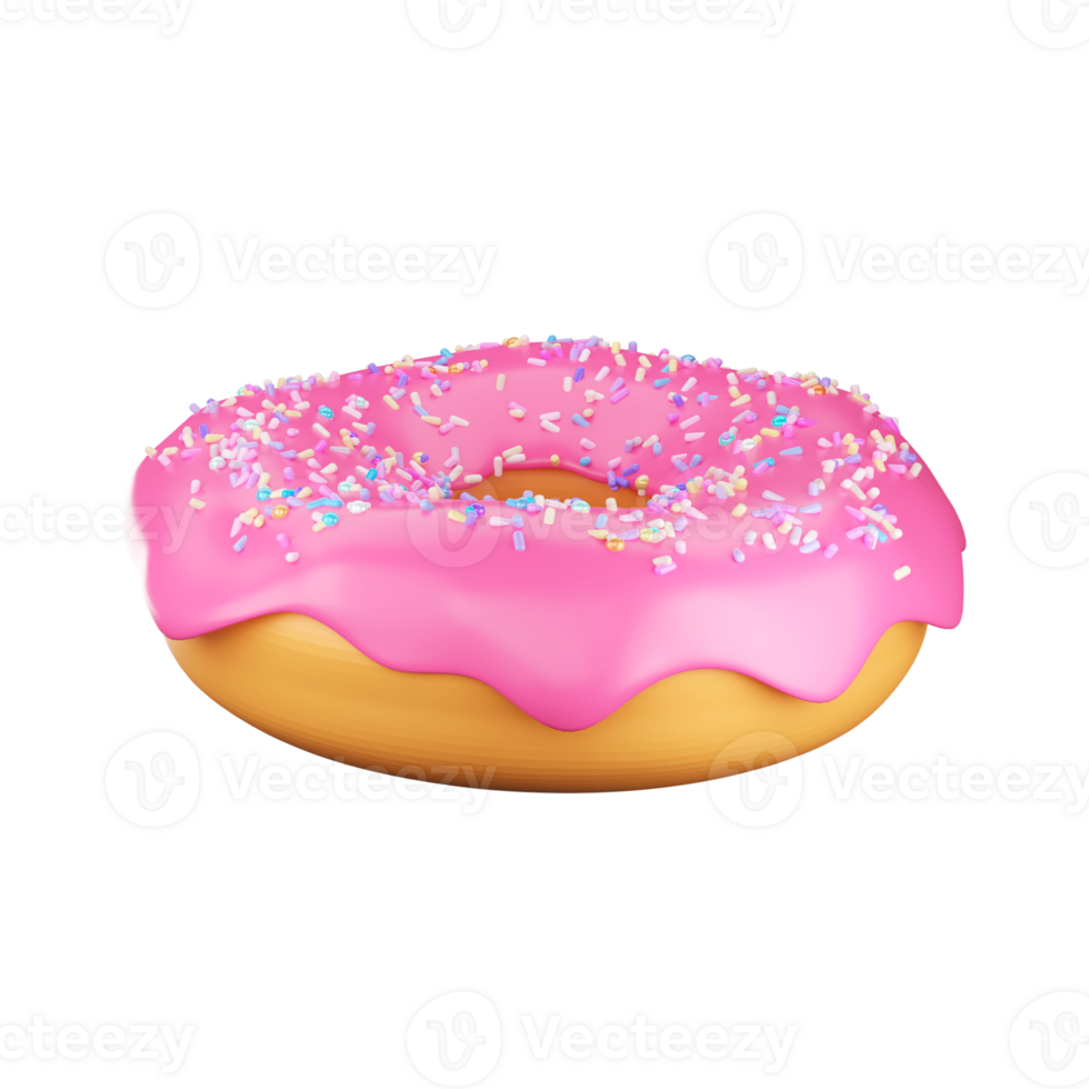 Isolated Realistic Donuts Icon On Black Background. png