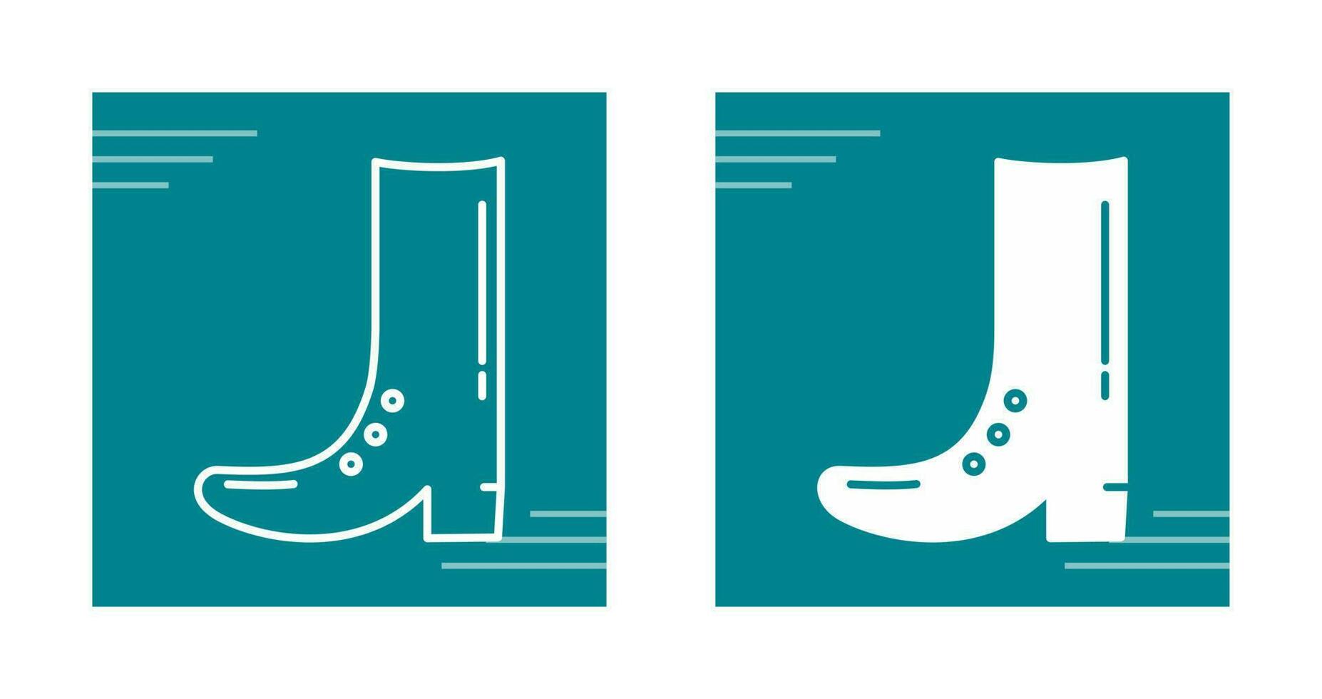Cowboy Boot Vector Icon