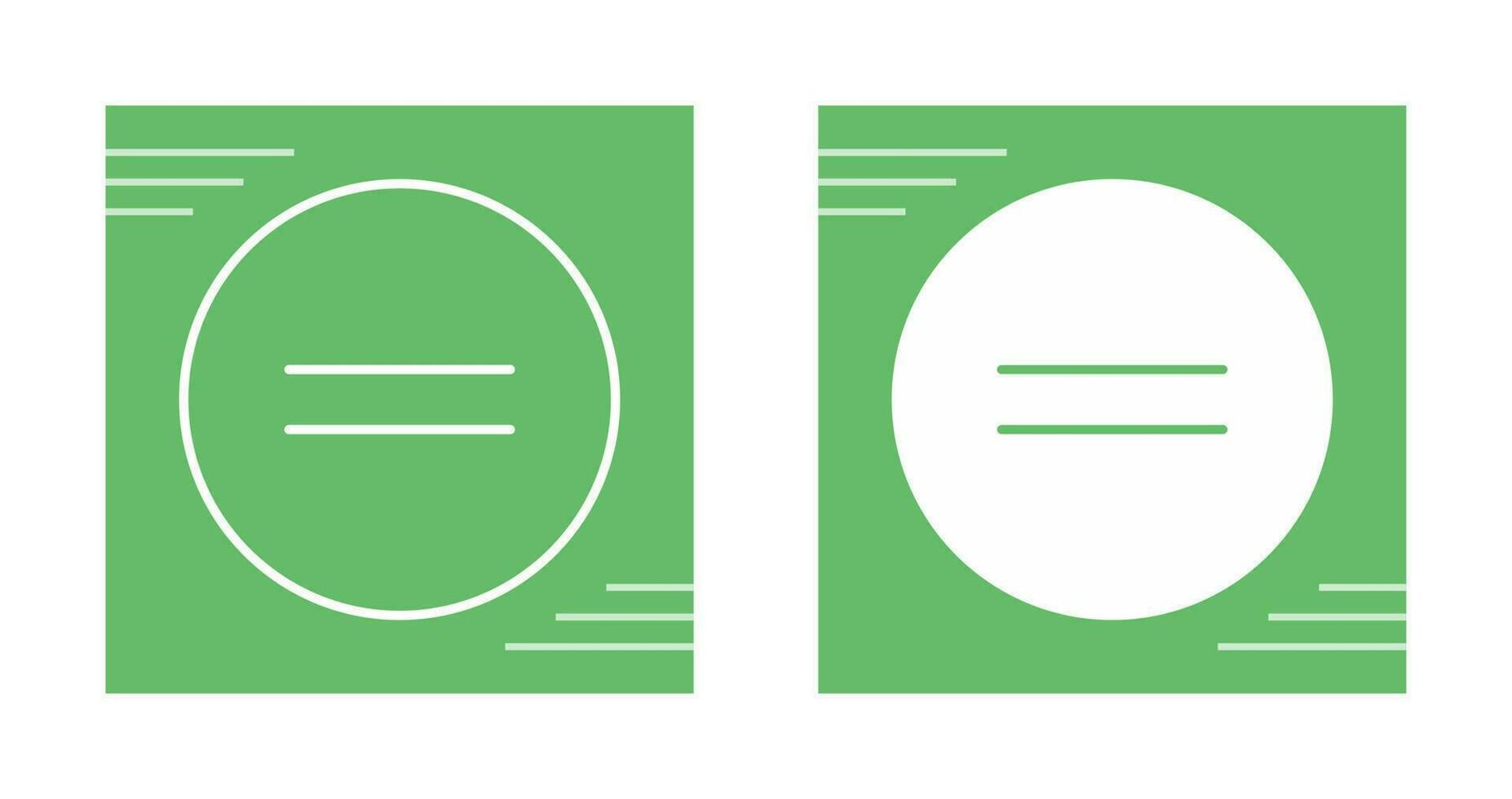 Equal To Vector Icon