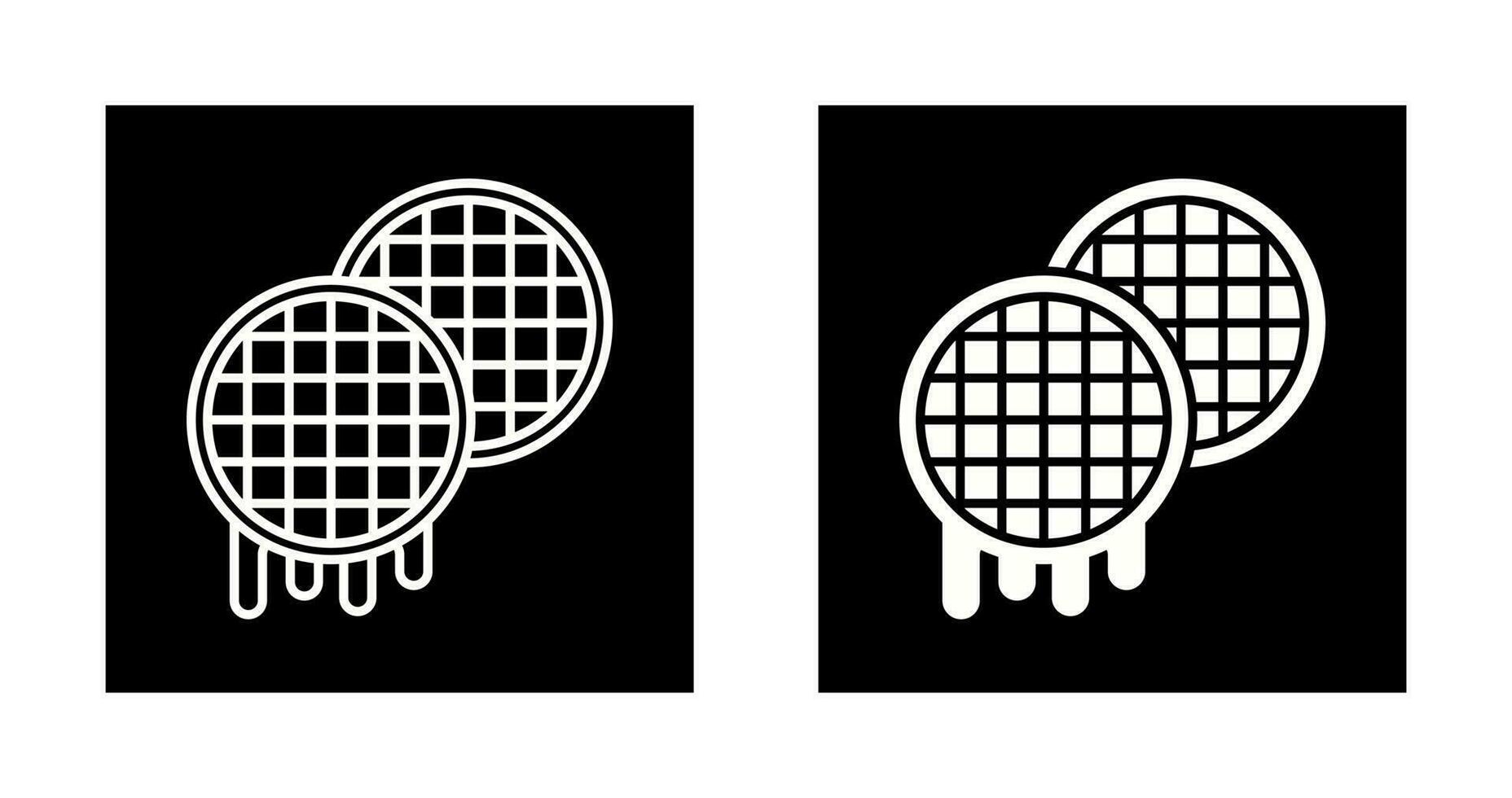 Waffle Vector Icon