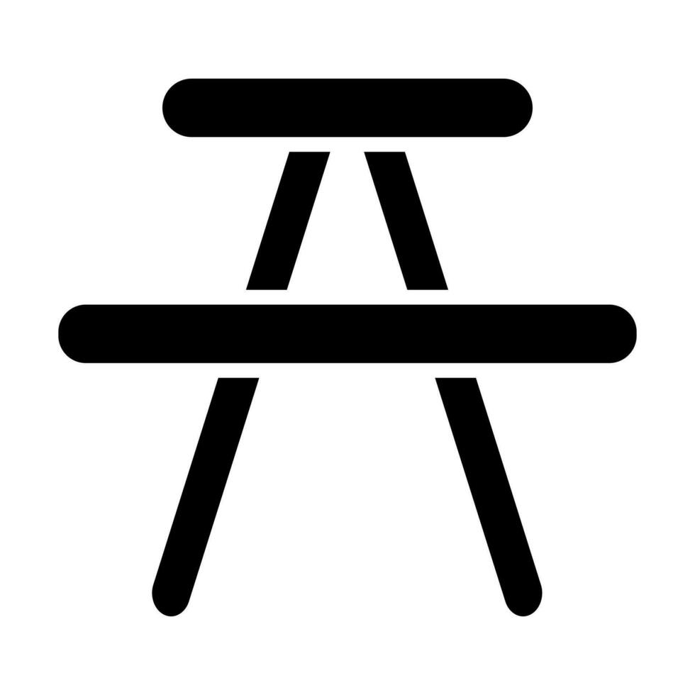 diseño de icono de mesa de picnic vector