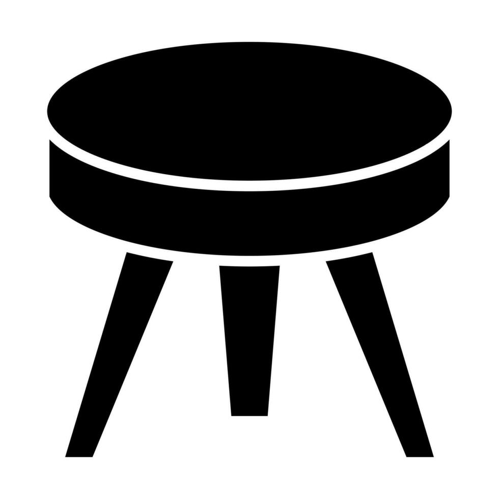 Stool Icon Design vector