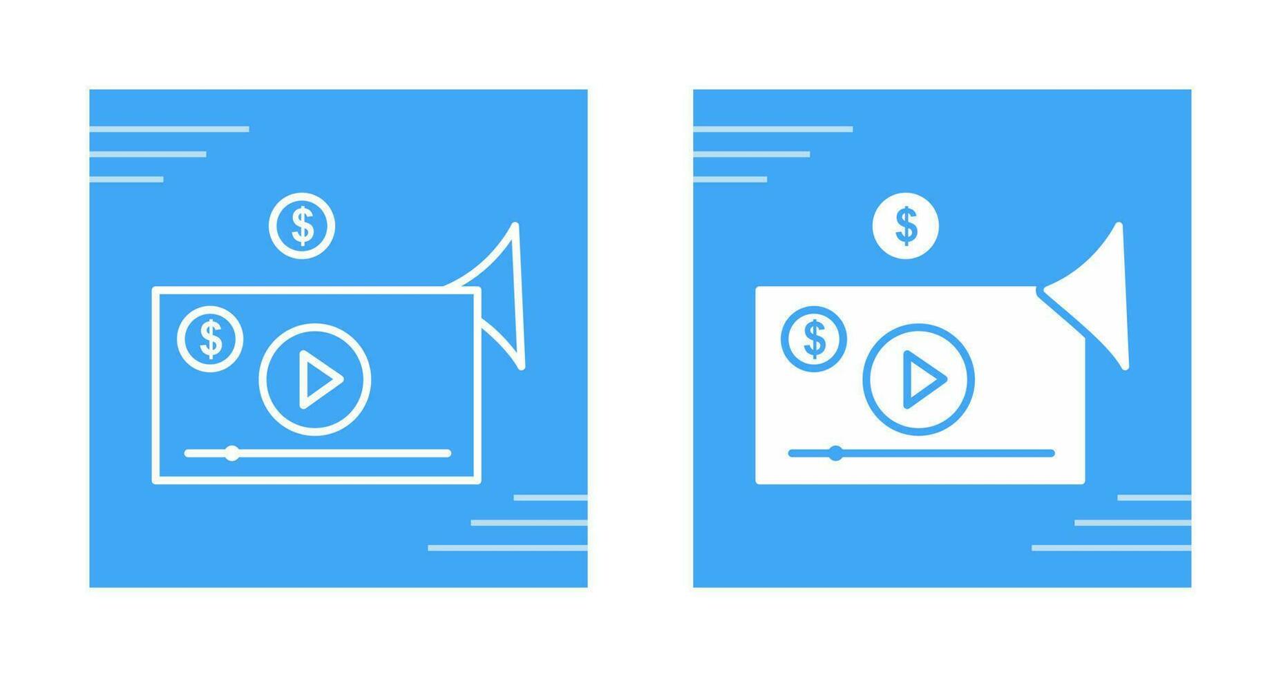 Video Marketing Vector Icon