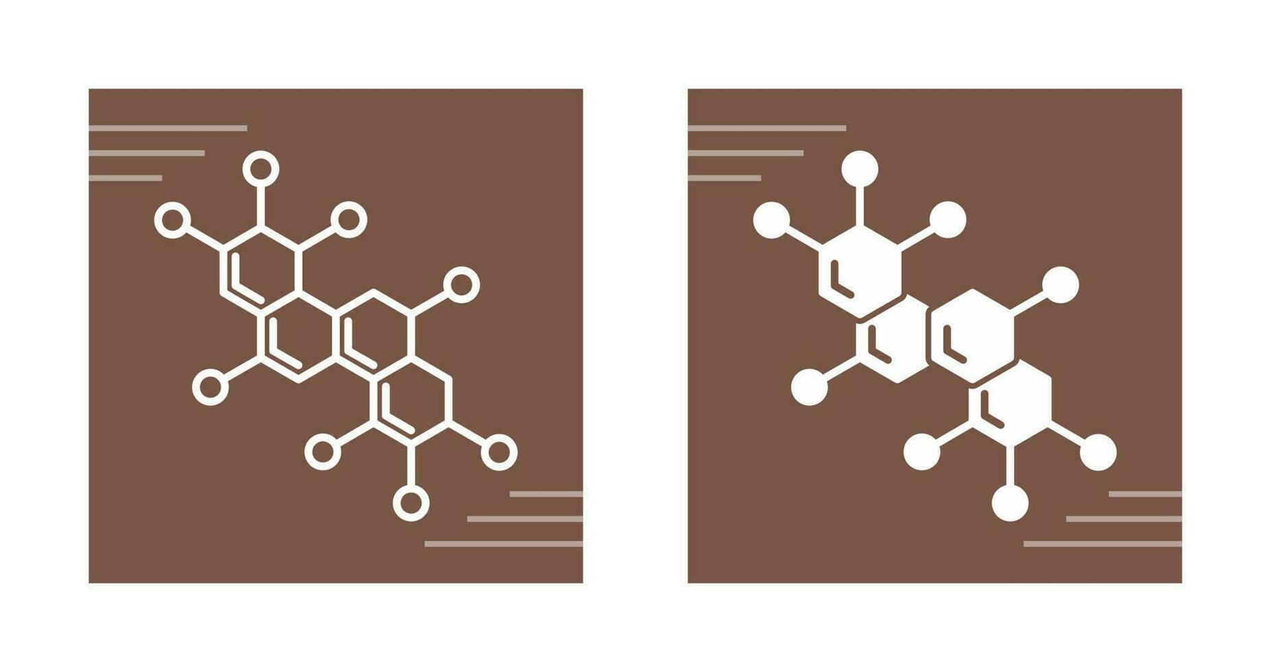 icono de vector de molécula