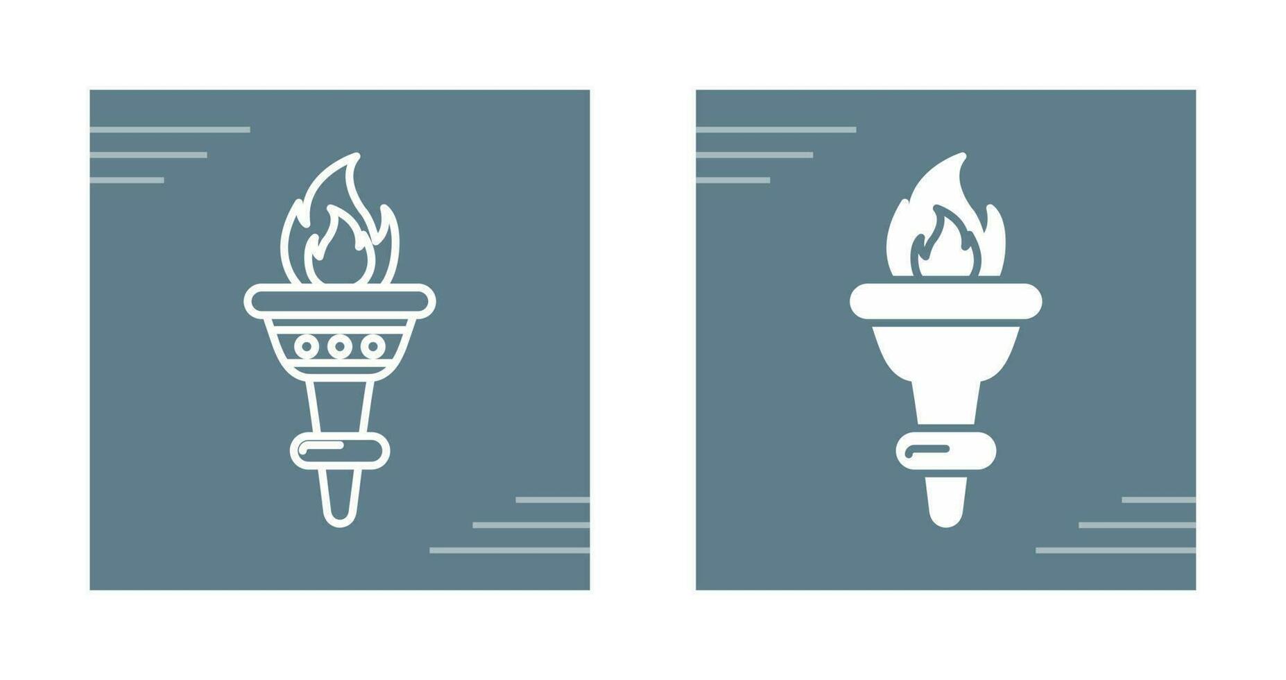 Torch Vector Icon