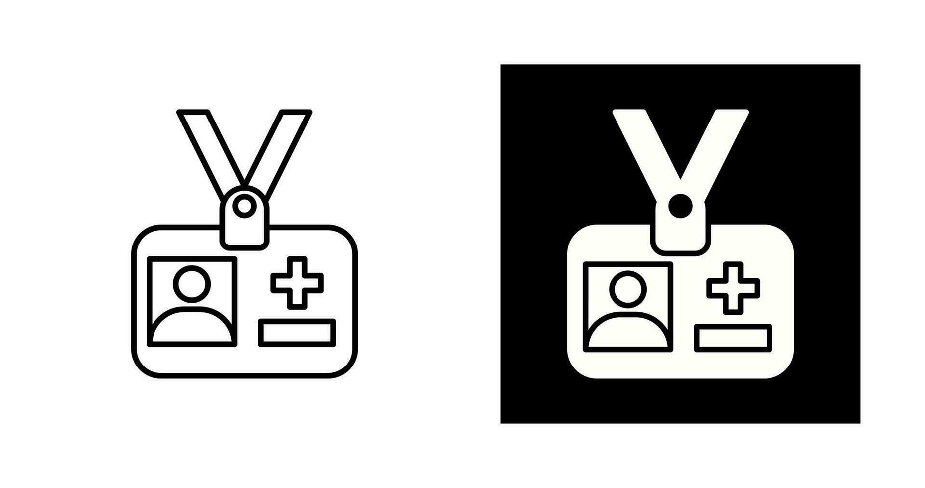 Medical Id Vector Icon