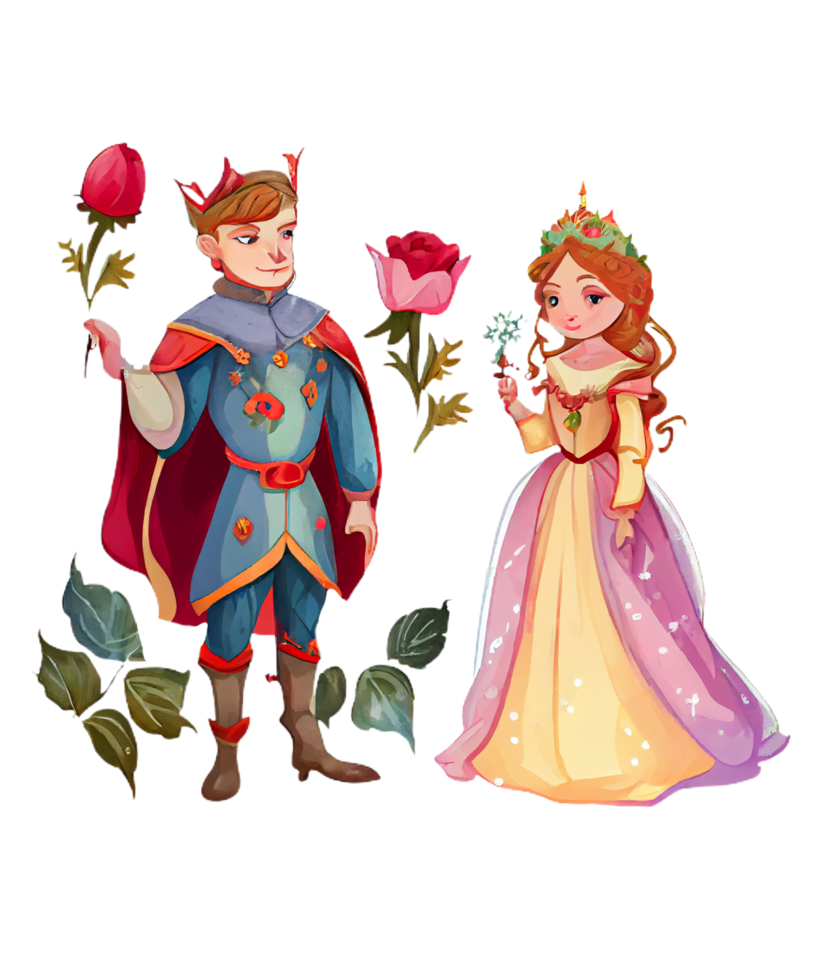 Free Beautiful Fairy Princess And Prince Ai Generative 23563720 Png