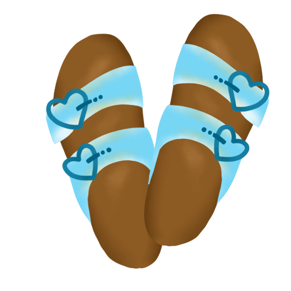 hand drawn summer element png