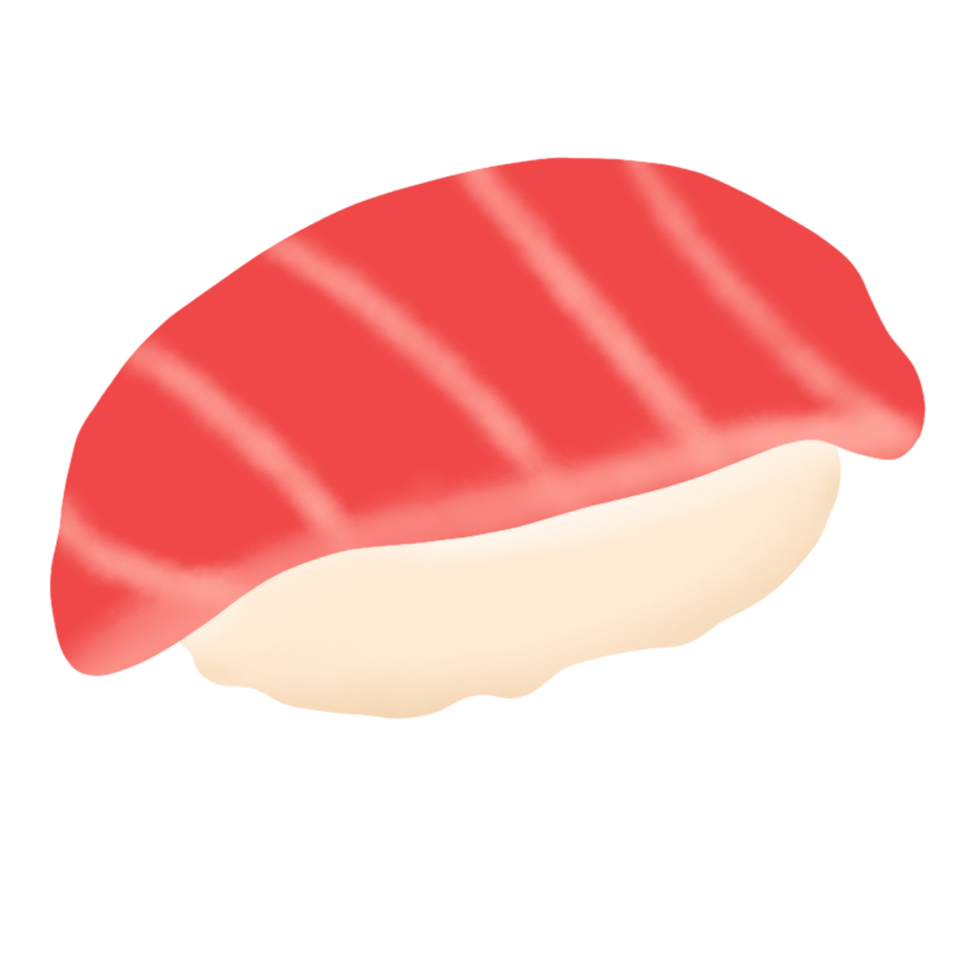 hand dragen sushi illustration png