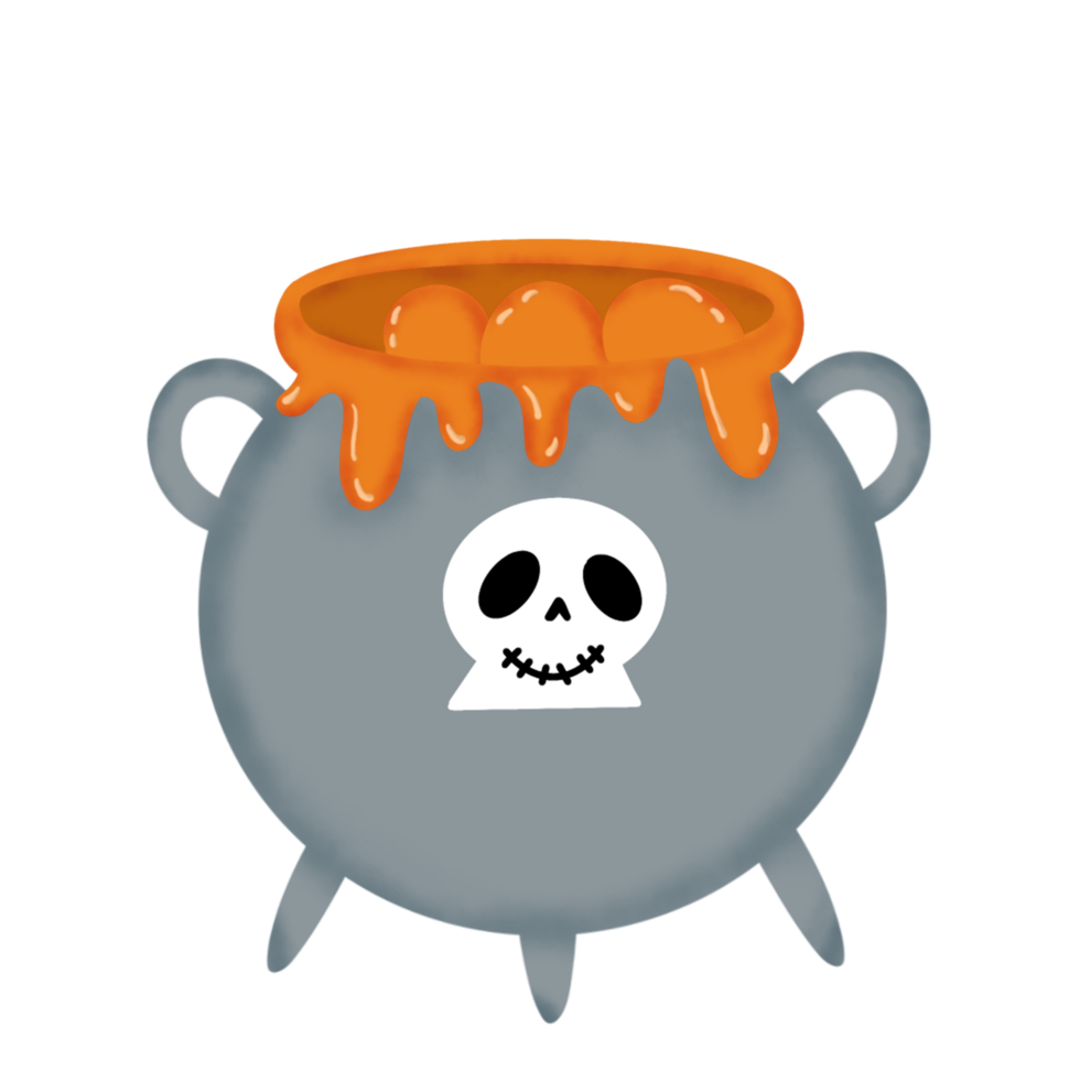 hand drawn halloween elements png